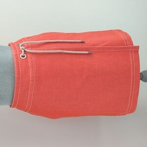 Ann Taylor Petite NWT Chambray Coral Skirt Womens Size 4P